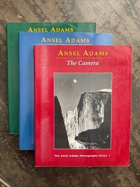 The Ansel Adams Photography Series 1, 2, 3 The Camera, The Negative, The Print